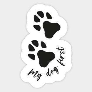 My Dog First Sticker